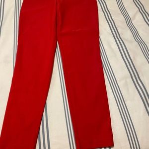 Red pants